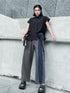 Stripe Panel Wide Pants